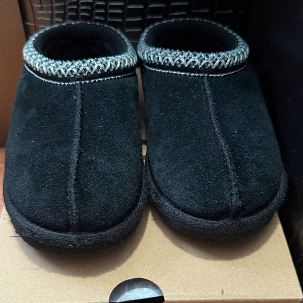 UGG Tasman II Black Slip-Ons